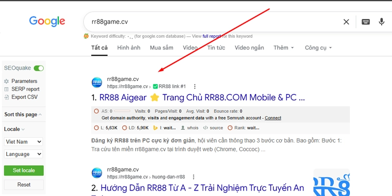 RR88 🏆 Link Vào Trang Chủ RR88.COM Vuýp 🎉 Đăng Ký Thưởng +88K 21 Seacrh rr88game.cv tại google chrome